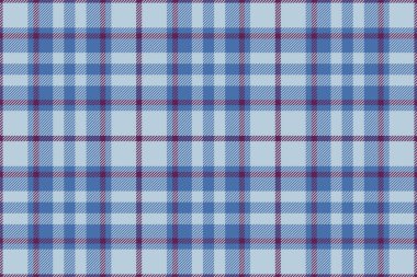Ekose arka plan, kusursuz mavi deseni kontrol et. Tekstil baskısı için vektör kumaş dokusu, ambalaj kağıdı, hediye kartı, duvar kağıdı düz tasarım.