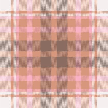 Ekose kontrol deseni pembe. Kusursuz kumaş dokusu. Tartan tekstil baskı tasarımı.