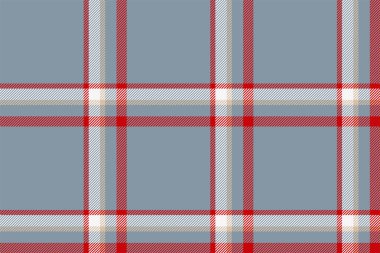 Ekose arka plan, kusursuz mavi deseni kontrol et. Tekstil baskısı için vektör kumaş dokusu, ambalaj kağıdı, hediye kartı, duvar kağıdı düz tasarım.