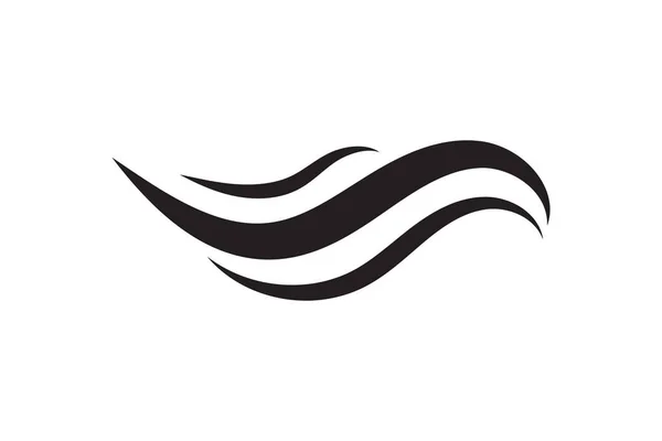 Gambar Gelombang Ikon Laut Desain Vektor Logo Laut Elemen Grafis - Stok Vektor