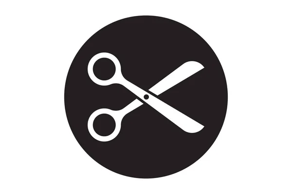 Scissors Icon Vector Design Cut Out Tool Paper Tailor Work — Stock Vector