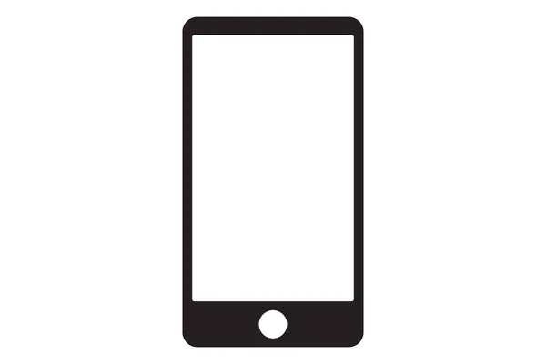 Icône Vectorielle Téléphone Portable Symbole Communication Smartphone Appel Illustration Conception — Image vectorielle