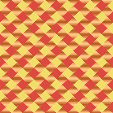 Ekose desenli vektör. Kumaş dokusunu kontrol et. Giysiler, kağıt baskısı veya web arkaplanı için kusursuz tekstil tasarımı.