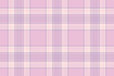 Ekose arka plan, pürüzsüz pembe deseni kontrol et. Tekstil baskısı için vektör kumaş dokusu, ambalaj kağıdı, hediye kartı, duvar kağıdı düz tasarım.