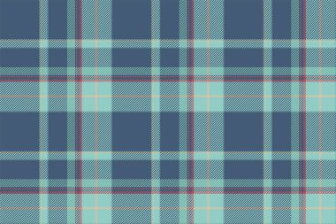 Ekose arka plan, kusursuz mavi deseni kontrol et. Tekstil baskısı için vektör kumaş dokusu, ambalaj kağıdı, hediye kartı, duvar kağıdı düz tasarım.