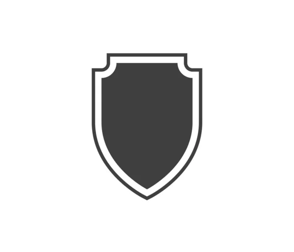 Ασπρόμαυρο Λογότυπο Ασπίδας Εγγύηση Διακριτικά Και Σύμβολο Φρουράς Εικονίδιο Φορέα — Διανυσματικό Αρχείο