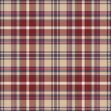 Ekose desenli. Kumaş dokusunu kontrol et. Vektör tekstil baskı tasarımı.