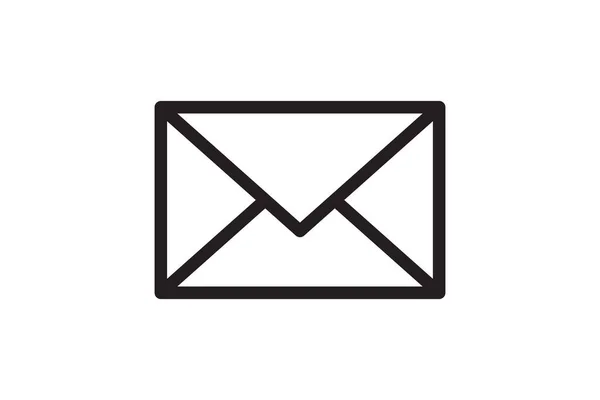 Векторний Знак Значка Пошти Символ Обкладинки Літер Повідомлення Надсилається Адресної — стоковий вектор