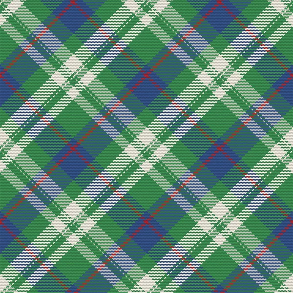 Seamless Pattern Scottish Tartan Plaid Repeatable Background Check Fabric Texture — Stock Vector