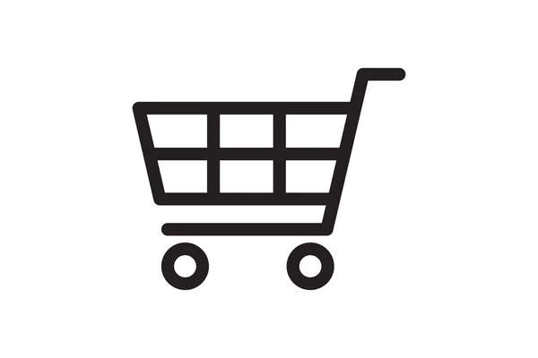 Shopping Backet Icon Buy Sign Sale Web Site Shop Retail — Vector de stock