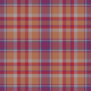 Kırmızılı ekose desenli. Kumaş dokusunu kontrol et. Vektör tekstil baskı tasarımı.