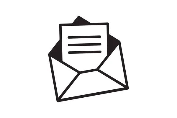 Mail Icon Vector Sign Letter Envelope Symbol Message Send Address —  Vetores de Stock