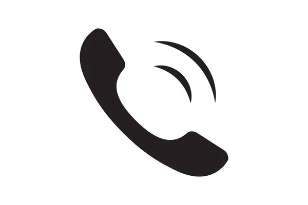 Call Phone Icon Communication Support Vector Symbol Telephone Sign Design — Vetor de Stock