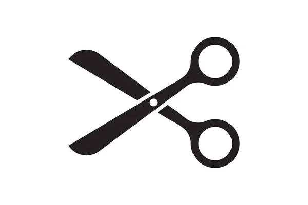 Scissors Icon Vector Design Cut Out Tool Paper Tailor Work — стоковый вектор