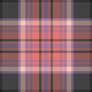 Ekose kontrol kalıbı. Kusursuz kumaş dokusu. Tartan tekstil baskı tasarımı.