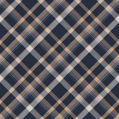 Ekoseli kumaş dokusunu kontrol et. Çapraz yazdırma tekstili