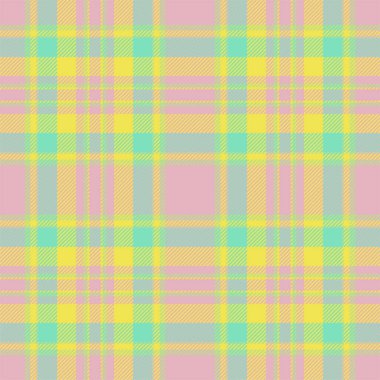 Ekose desenli. Kumaş dokusunu kontrol et. Vektör tekstil baskı tasarımı.