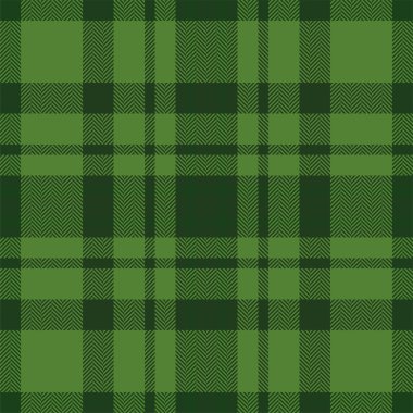 Ekose kontrol desenleri yeşil. Kusursuz kumaş dokusu. Tartan tekstil baskı tasarımı.