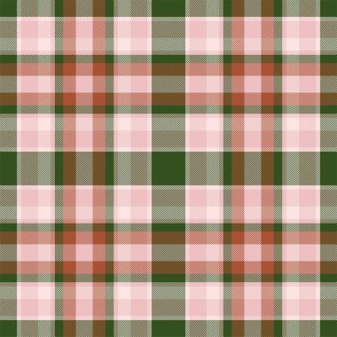 Ekose desenli. Kumaş dokusunu kontrol et. Vektör tekstil baskı tasarımı.