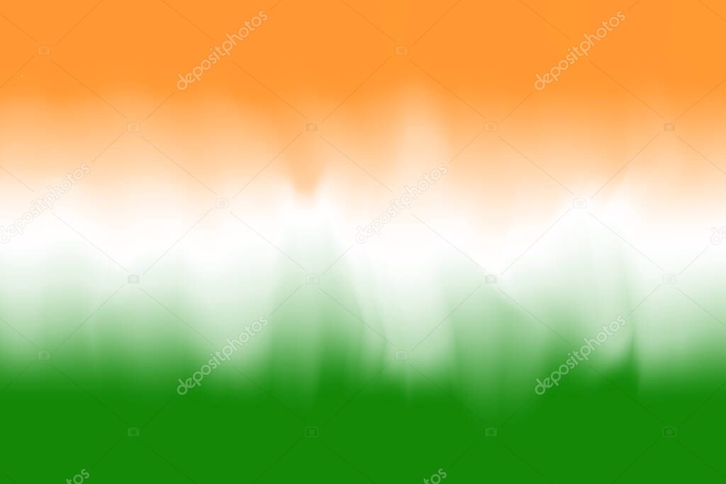 India flag vector illustration in abstract modern style for web background or print on paper, fabric.