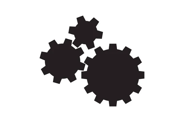 Setting Icon Vector Work Cog Gear Element Cogweel Mechanism Symbol — Stockový vektor