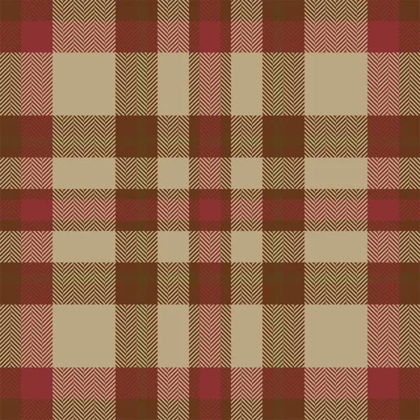 Plaid Chequepatroon Naadloze Stofstructuur Tartan Textielprint Ontwerp — Stockvector