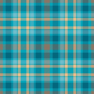 Mavi desenli ekose desenli. Kumaş dokusunu kontrol et. Vektör tekstil baskı tasarımı.