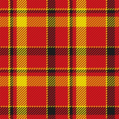 İskoç ekosesinin kusursuz deseni. Kumaş dokusunu kontrol ederek tekrarlanabilir arkaplan. Çizgili tekstil izinin düz vektör arkaplanı.