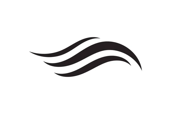 Sea Icon Wave Illustration Vector Design Ocean Logo Graphic Element — Vettoriale Stock