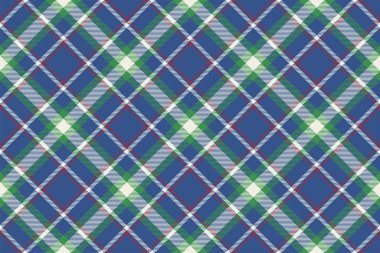 Tartan ekoseli arka plan, çapraz kontrol, kusursuz desen. Tekstil baskısı için vektör kumaş dokusu, ambalaj kağıdı, hediye kartı, duvar kağıdı düz tasarım.