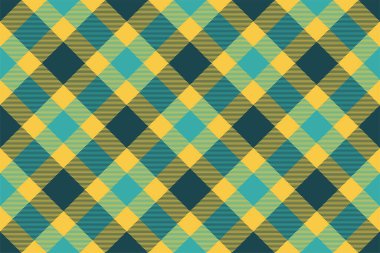Tartan ekoseli arka plan, çapraz kontrol, kusursuz desen. Tekstil baskısı için vektör kumaş dokusu, ambalaj kağıdı, hediye kartı, duvar kağıdı düz tasarım.