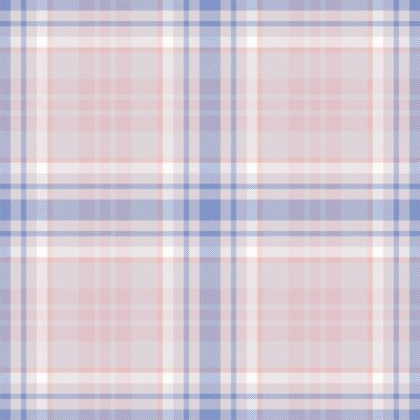 Ekose desenli pembe desenli. Kumaş dokusunu kontrol et. Vektör tekstil baskı tasarımı.