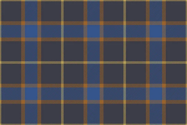 Plaid Background Check Seamless Pattern Vector Fabric Texture Textile Print — Stock Vector