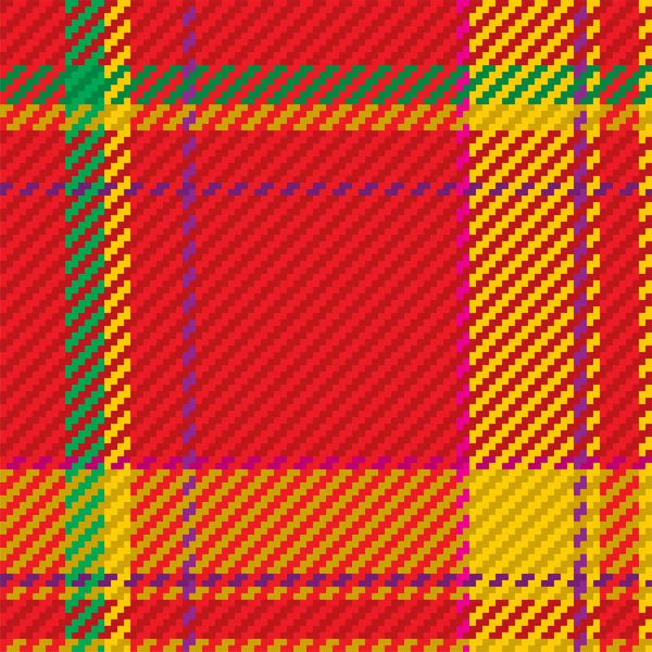 Naadloos Patroon Van Schotse Tartan Ruitjes Herhaaldelijke Achtergrond Met Controlestof — Stockvector