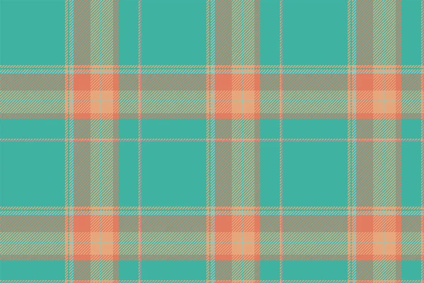 Plaid background, check seamless pattern in green. Vector fabric texture for textile print, wrapping paper, gift card, wallpaper flat design.