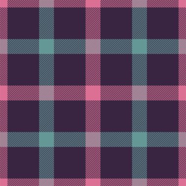 Mavi desenli ekose desenli. Kumaş dokusunu kontrol et. Vektör tekstil baskı tasarımı.