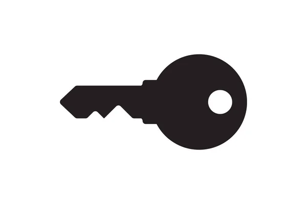 Key Icon Lock Open Door House Safety Security Protection Symbol — Vector de stock