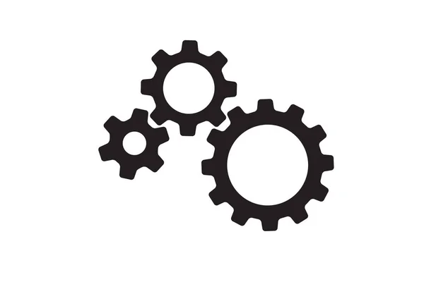 Setting Icon Vector Work Cog Gear Element Cogweel Mechanism Symbol — Stockový vektor