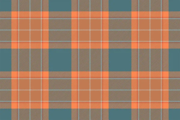 Plaid Background Check Seamless Pattern Vector Fabric Texture Textile Print — Stock Vector