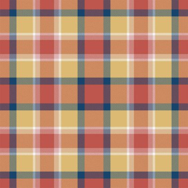 Ekose desenli. Kumaş dokusunu kontrol et. Vektör tekstil baskı tasarımı.