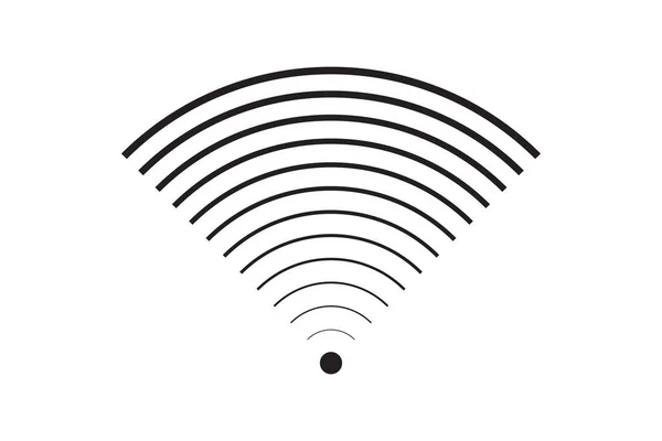 Symbol Signal Connection Vector Wireless Internet Technology Sign Wifi Network — ストックベクタ