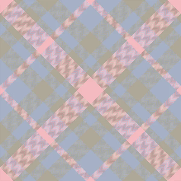 Plaid Pattern Vector Check Fabric Texture Seamless Textile Design Clothes — Stock Vector