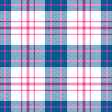 Ekose desenli. Kumaş dokusunu kontrol et. Vektör tekstil baskı tasarımı.