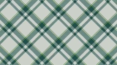 4K 'deki Noel ekose klip videosu. Tartan deseni