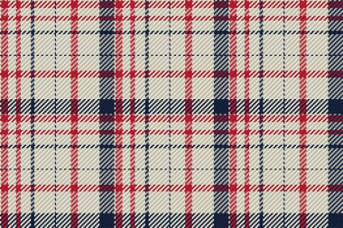 İskoç ekosesinin kusursuz deseni. Kumaş dokusunu kontrol ederek tekrarlanabilir arkaplan. Çizgili tekstil izinin düz vektör arkaplanı.