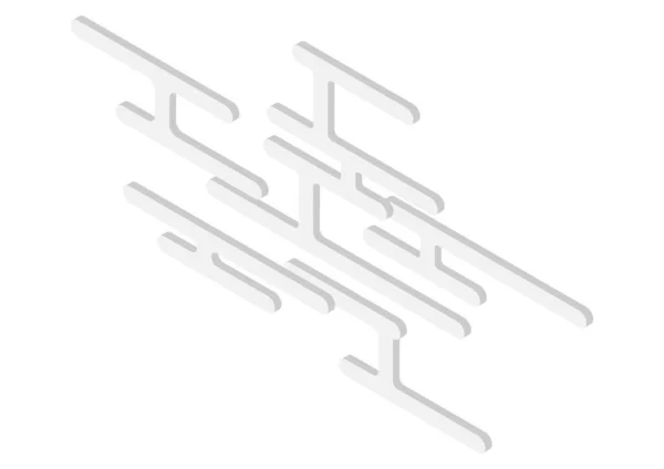 Isometric Diagram Simple Haze Illustration Vector Graphics