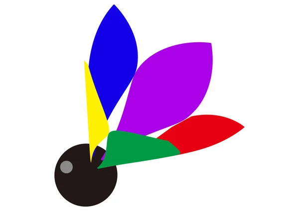 Isometric Drawing Feathers Shuttlecock Illustration Vector Graphics