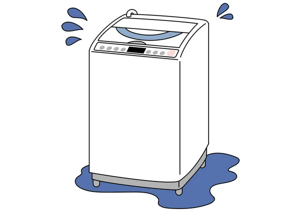 Clip Τέχνη Της Διαρροής Κάθετη Πλυντήριο — Διανυσματικό Αρχείο