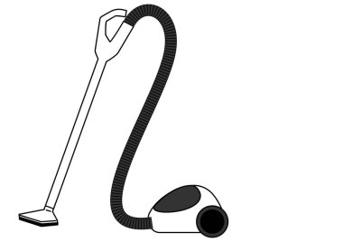 Basit bir elektrik süpürgesi sanatı