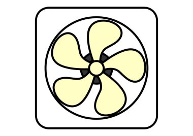 Basit havalandırma vantilatörü sanatı